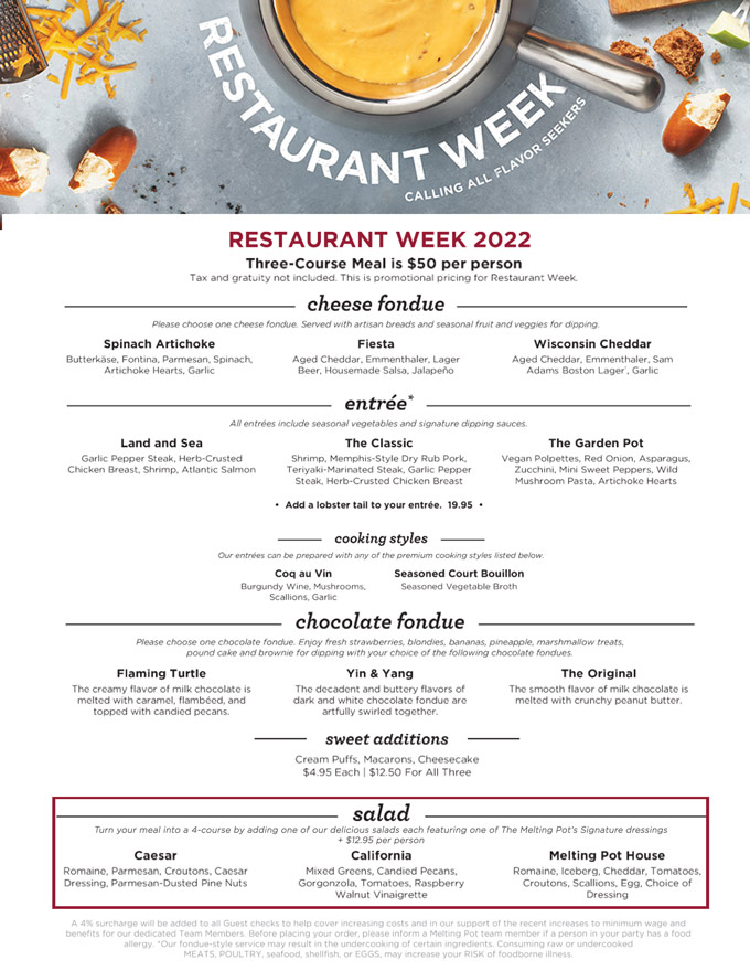 Seattle Restaurant Week 2022