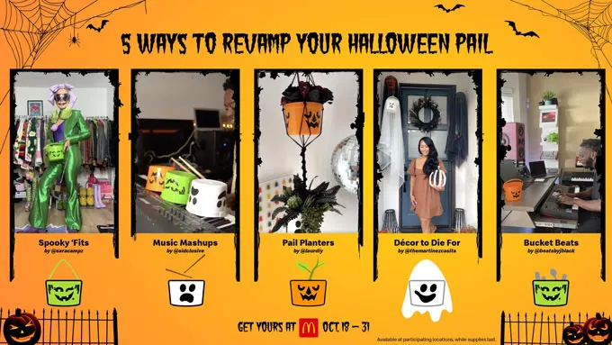 McDonald's Halloween Buckets 2022