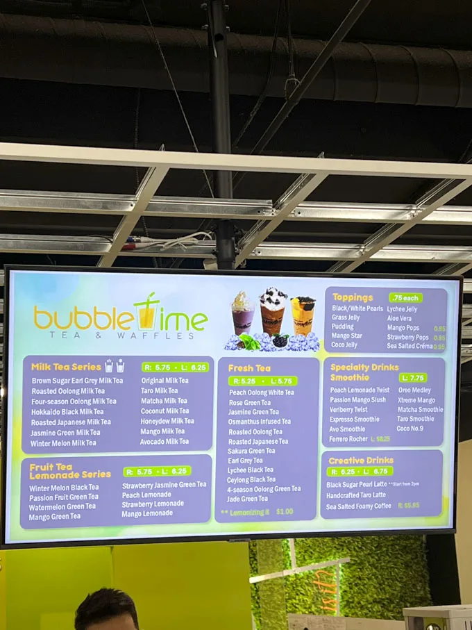 Bubble Time Tea & Waffles Kamloops
