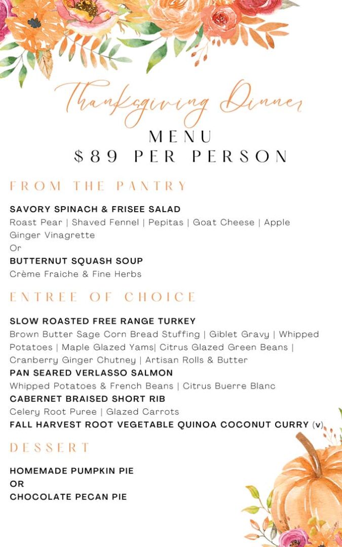 Thanksgiving in San Diego 2022: Dinner, Turkey to Go, Restaurant