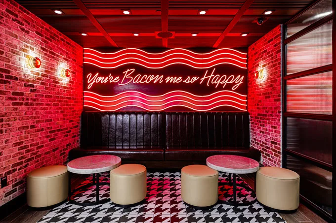 Bacon Nation&nbsp;&ndash;&nbsp;Las Vegas'&nbsp;first 24/7 bacon-inspired restaurant concept &ndash; is officially open at&nbsp;the D Las Vegas.