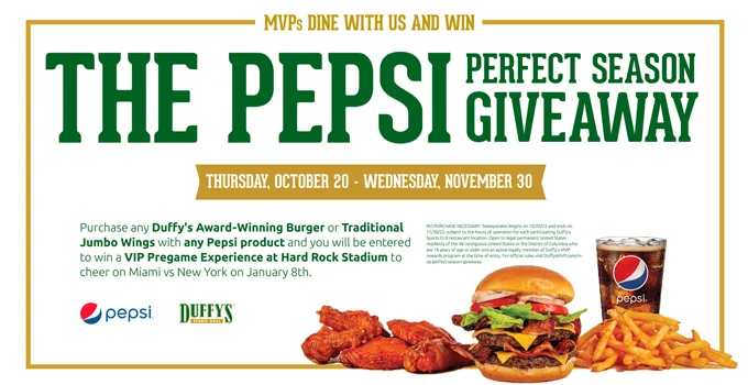 The Pepsi Perfect Season Giveaway 2022