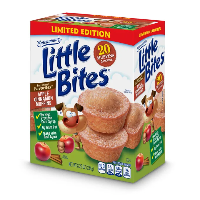 Little Bites Snacks Continues the Fun This Fall With Apple Cinnamon Muffins
