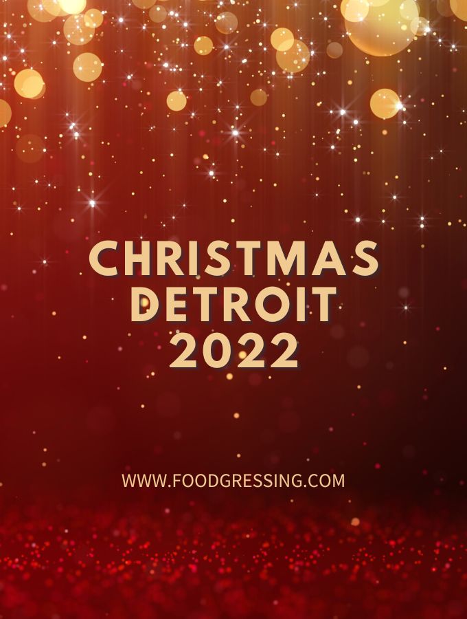 Christmas in Detroit 2022 Dinner, Turkey To Go, Brunch