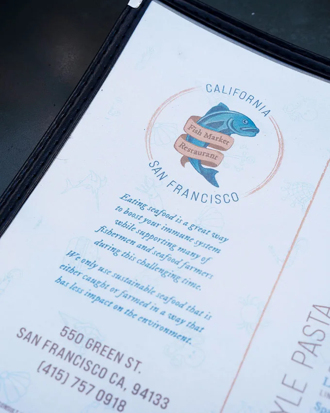 California Fish Market Restaurant San Francisco [Review]