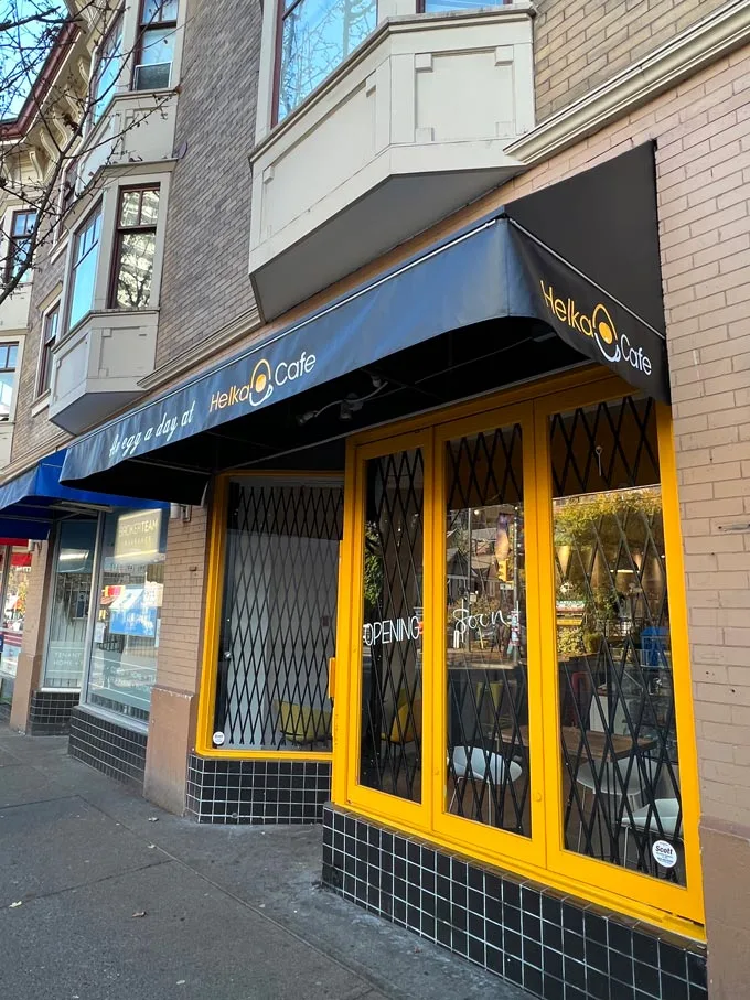 A new brunch spot looks to be opening up in the West End.  Helka Cafe has taken over the space at 1102 Davie Street and will serving brunch dishes and espresso-based drinks.