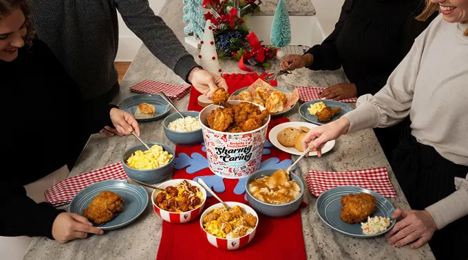 KFC Gives The Gift Of $5 Famous Bowls And Limited-Edition Holiday Buckets This Season