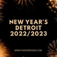 New Year's Eve Detroit 2022 | New Year's Day 2023