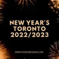 New Year's Eve Toronto 2022 | New Year's Day 2023