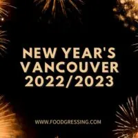 New Year's Eve Vancouver 2022 | New Year's Day 2023