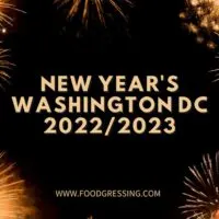 New Year's Eve Washington DC 2022 | New Year's Day 2023