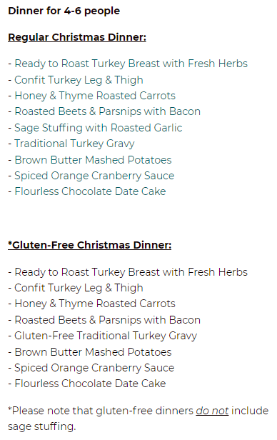 Christmas in Calgary 2022: Dinner, Turkey To Go, Brunch, Restaurants