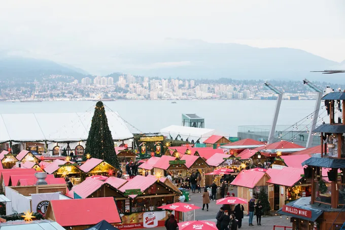 Vancouver Christmas Market 2022 (BC Canada) Highlights