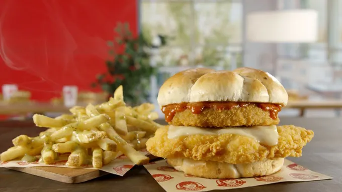 Wendy's Italian Mozzarella Sandwiches and Garlic Fries *NEW*