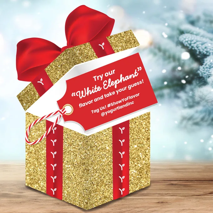 Yogurtland Launches Mystery Flavor Inspired by White Elephant Gift Exchange for the Holidays