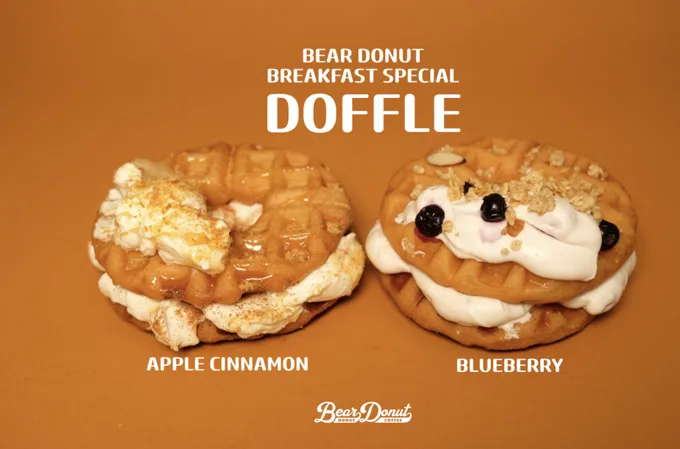 Doffle - The new Donut + Waffle at Bear Donut