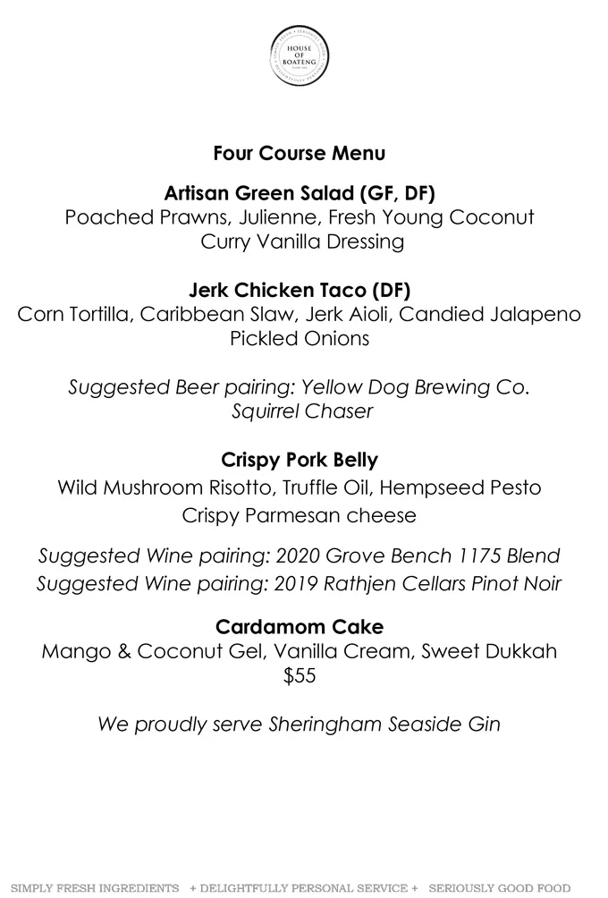 Dine Around & Stay in Town 2023 Victoria BC: Menus Highlights, Dates