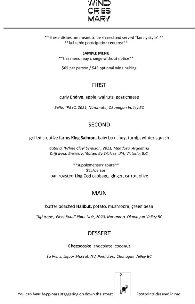Dine Around & Stay in Town 2023 Victoria BC: Menus Highlights, Dates