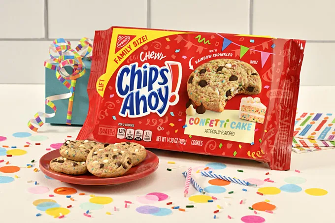 Chips Ahoy! Is Here For Happy In 2023 With New Confetti Cake-Flavored Cookies