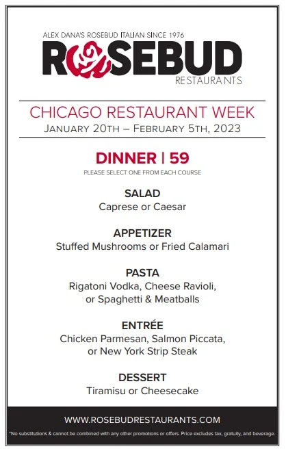 Chicago Restaurant Week 2023: Menus Highlights, Dates