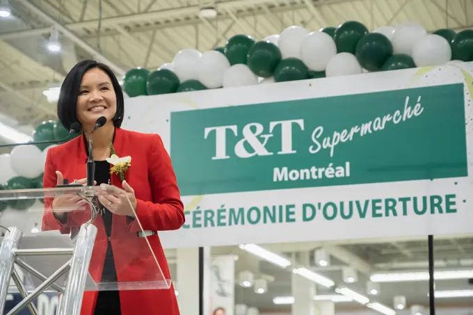 T&T Supermarket opened its first and largest store in Montreal