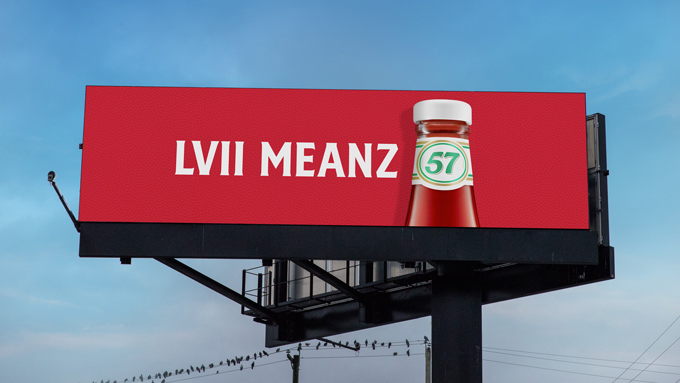 Heinz Launches Limited-Edition Bottles of “LVII Meanz 57” Ketchup To Clear Up Confusion