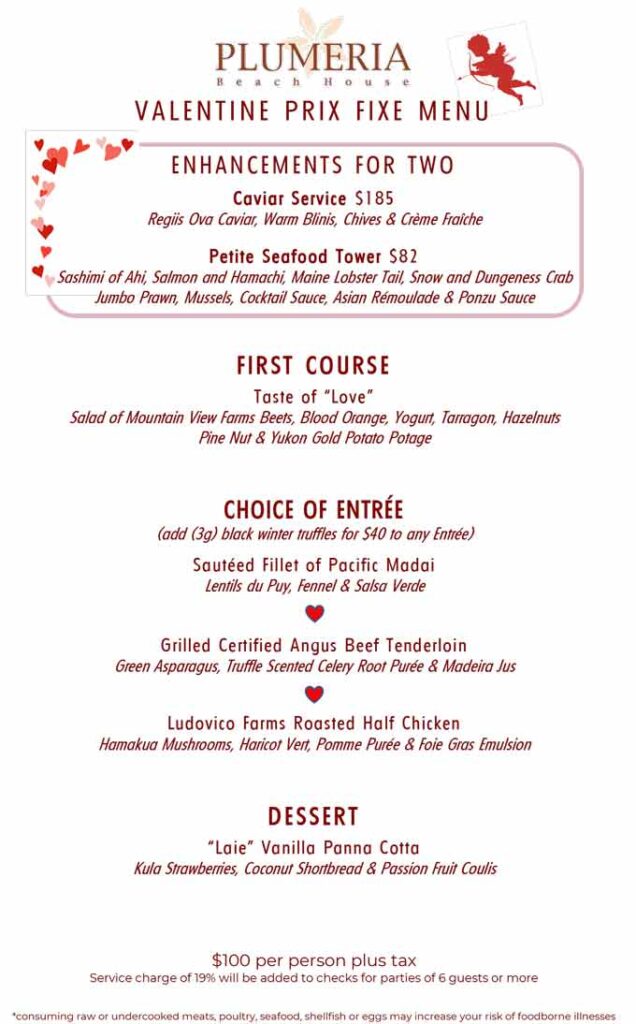 Valentine’s Day Honolulu 2023 Hawaii Restaurants, Things to Do