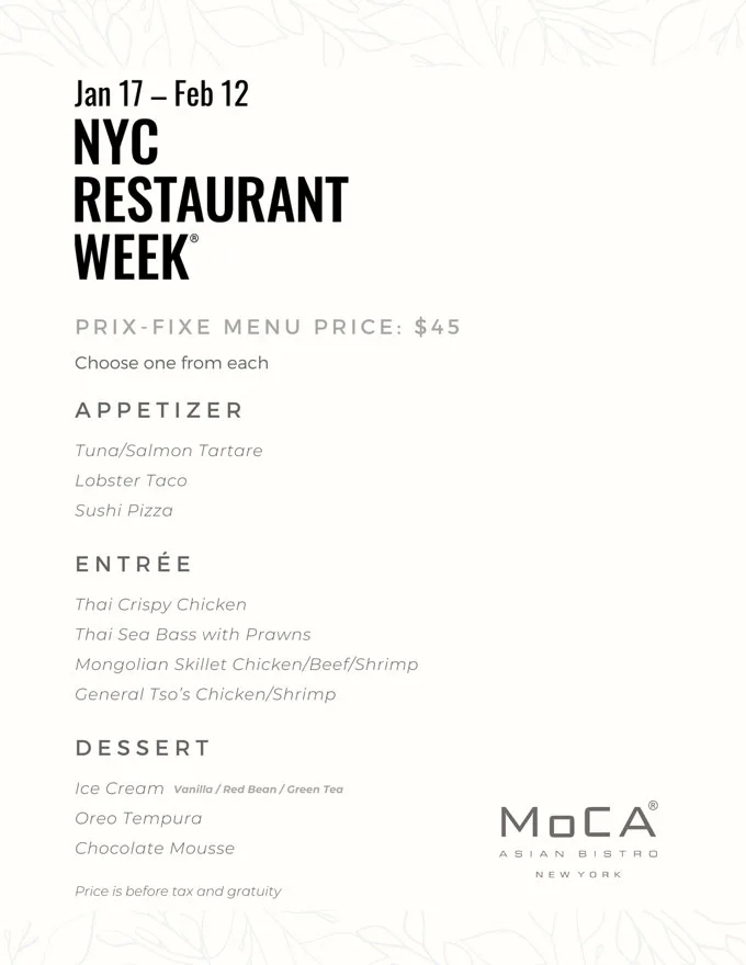 MICHAEL'S, New York City - Midtown - Menu, Prices & Restaurant