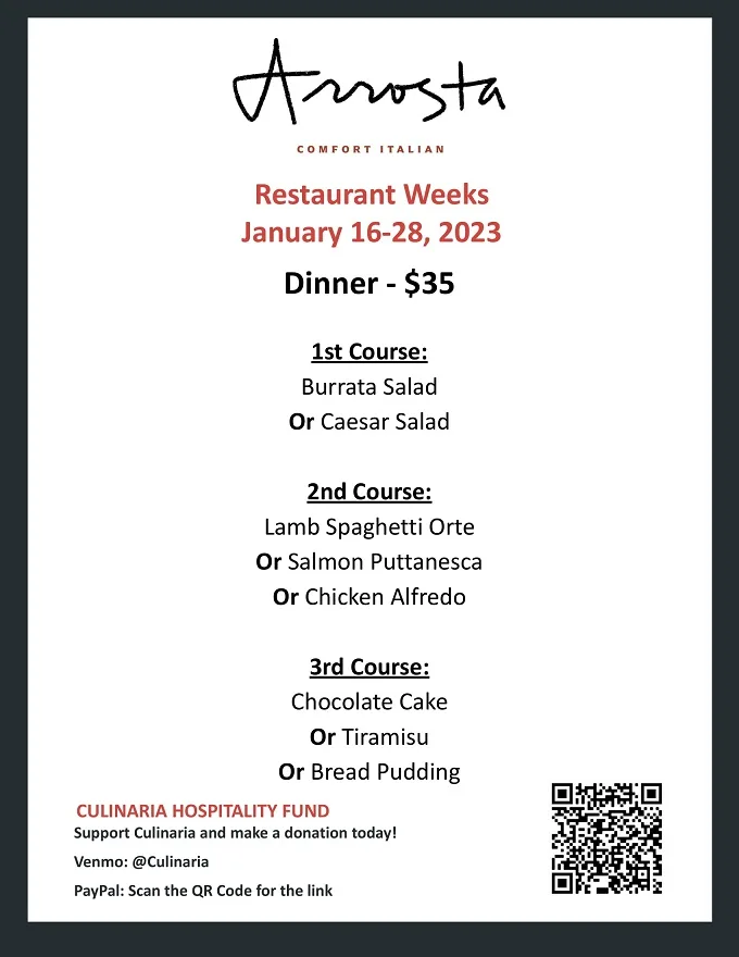 Culinaria San Antonio Restaurants Week 2023 Winter Highlights