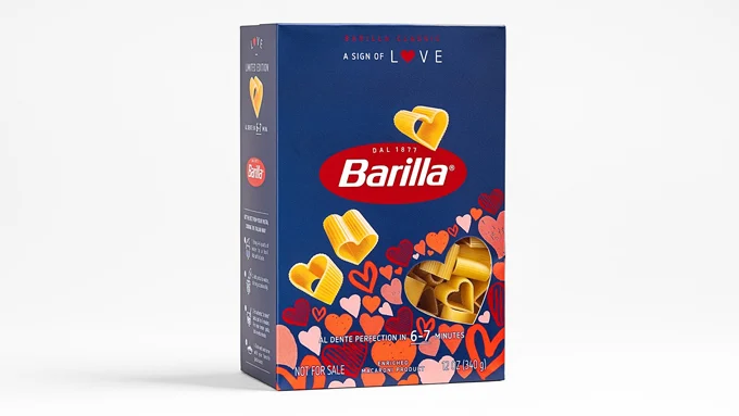 Barilla Celebrates the Season of Love with New Limited-Edition Barilla "Love" Pasta