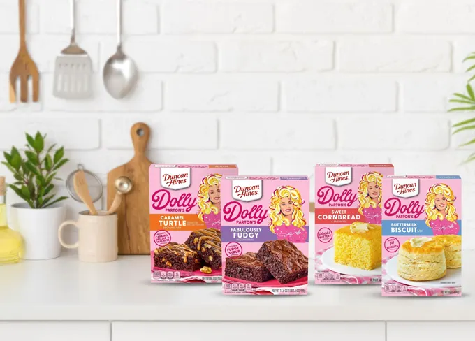 International Icon Dolly Parton Expands Lineup Of Her Popular Duncan Hines' Baking Mixes