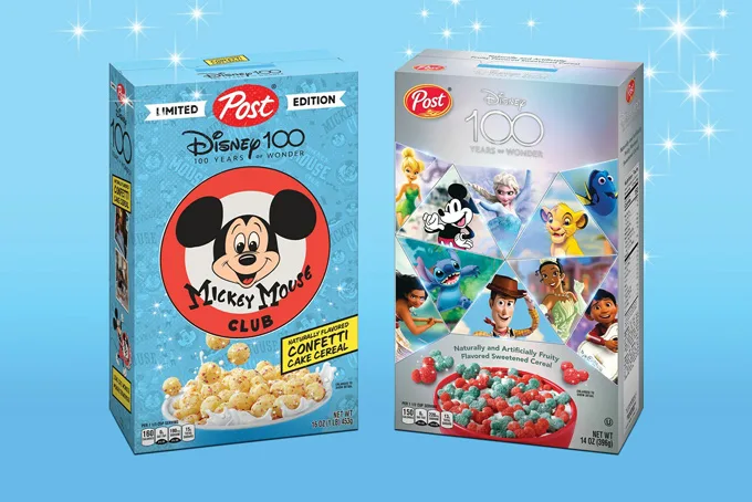 Post Consumer Brands Collaborates With Disney To Launch New Cereal Offerings In Celebration of Disney 100 Years Of Wonder