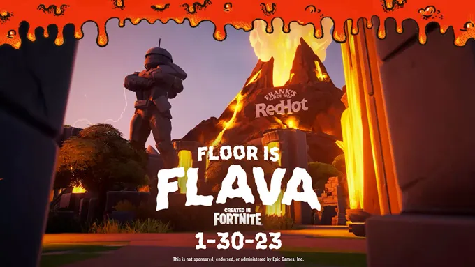 Frank's RedHot Launches New Fortnite Game: The Floor Is Flava