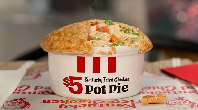 KFC USA offering chunky chicken pot pies for $5