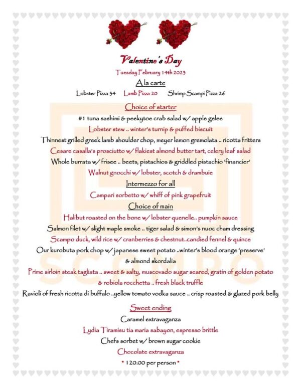 Valentine’s Day Boston 2023 MA Restaurants, Things to Do