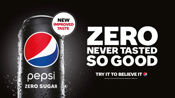 Pepsi Launches New and Improved Pepsi Zero Sugar, Proving Zero Never Tasted So Good