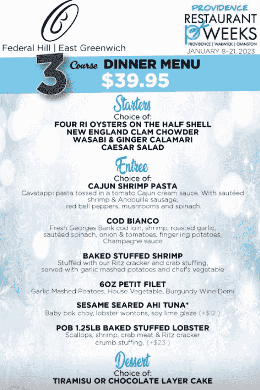 Providence Restaurant Weeks 2023 RI: Menus Highlights, Dates