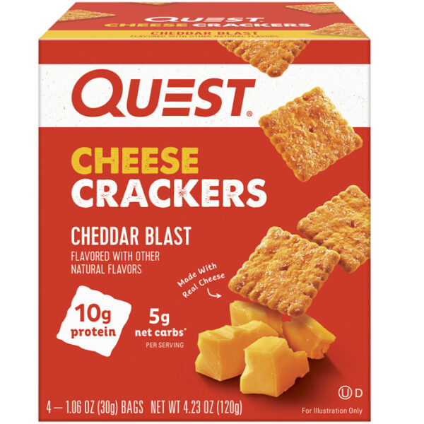 Quest Cheese Crackers *New* Made with Real Cheese