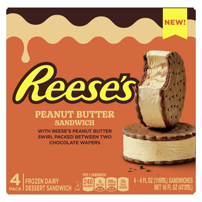 The new Reese's frozen treats line is the latest addition to Unilever Ice Cream's expanding portfolio and partnership with The Hershey Company. Candy lovers can also get their fix with a new line of Heath tubs and pints.

Pricing for new Reese's frozen dessert products is available upon request.

REESE'S trademark and trade dress and the Reese's Orange Color and Crown Design are used under license.