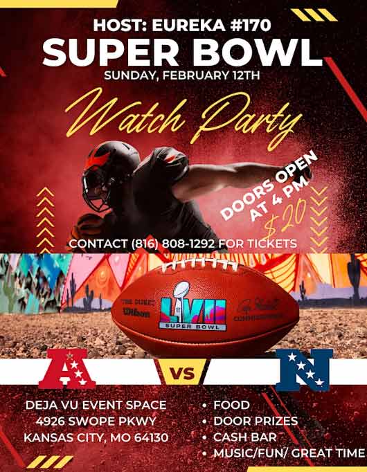 Super Bowl Sunday 2023 Party