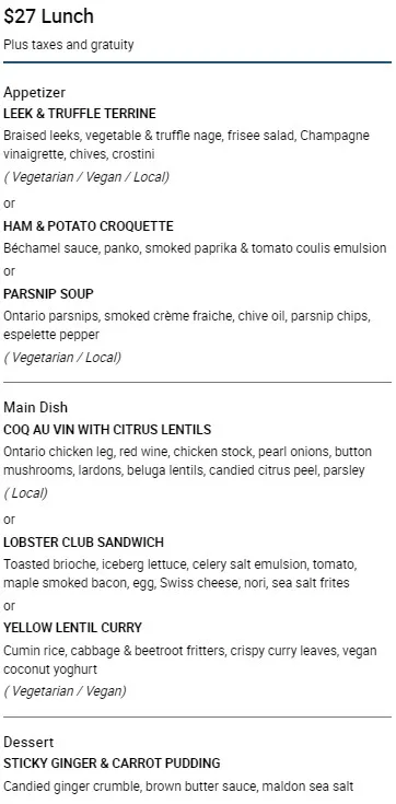 Winterlicious Toronto 2023: Dates, Menus, Restaurants