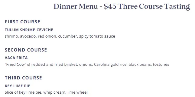 Restaurant Week South Carolina 2023