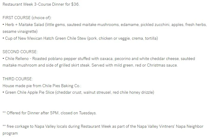 Napa Valley Restaurant Week 2023: Dates, Highlights