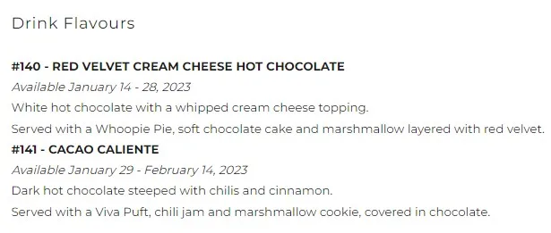 Hot Chocolate Festival Vancouver 2023: Participants, Dates, Flavours, Map