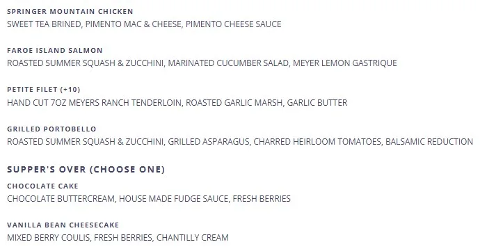 Restaurant Week South Carolina 2023