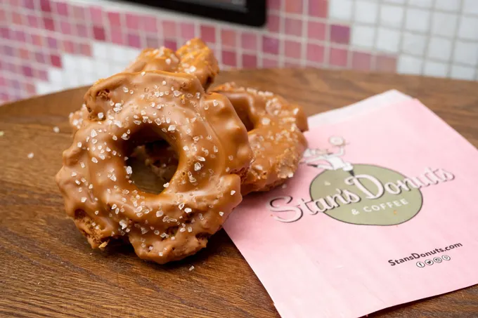Morton Salt and Stan's Donuts come together to serve up the exclusive 'Salted Caramel Old Fashioned' Donut