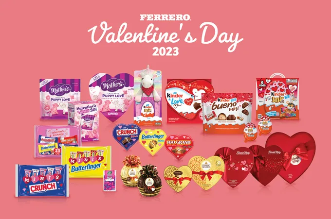 Ferrero Rolls Out New and Returning Valentine's Day and Easter Treats