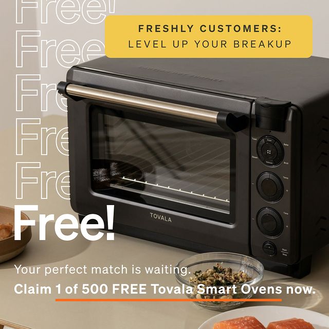 AHEAD OF VALENTINE'S DAY, TOVALA IS OFFERING FREE SMART OVENS FOR
