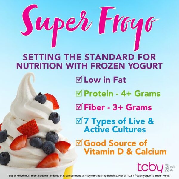 TCBY Free Frozen Yogurt on National Frozen Yogurt Day