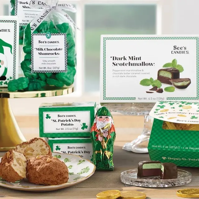 See's Candies St. Patrick's Day 2023 Lineup
